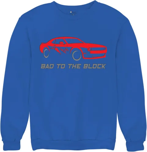 Vista 44 de Bad To The Block - Sudaderas con capucha y cuello redondo para hombre