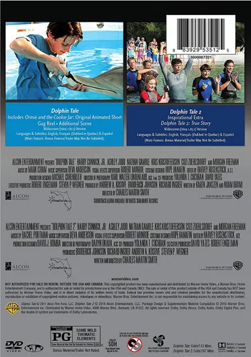 Vista 3 de Kids Heart Dolphin & Whales A Dolphin's Tale 1 & Part 2 DVD + Free Willy 1234 family Adventure Home Rescue Escape From Pirate's Cove Sea Animal