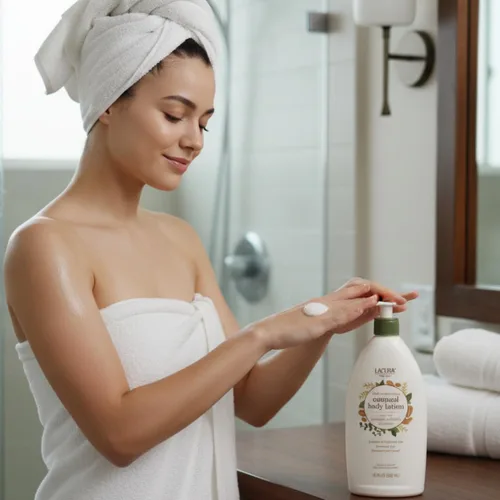 Vista 2 de Loción corporal de avena coloidal – Loción hidratante diaria para pieles secas y sensibles, sin fragancia, crema hidratante reparadora de la piel