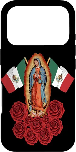 Vista 30 de Funda para iPhone 16 Nuestra Señora Virgen De Guadalupe Virgen María Mexicana