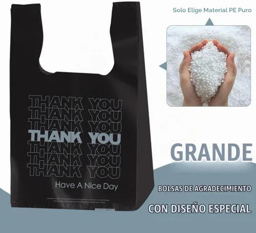 Vista 6 de ROYALNA - 200 bolsas de plástico reutilizables y desechables para restaurantes, tiendas de conveniencia, alimentos, supermercados
