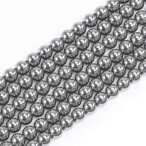 Vista 30 de Cuentas de gemas naturales redondas sueltas para fabricación de joyas DIY, energía de cristal, curación. 1 filamento de 38 cm (Amazonita, 4 mm