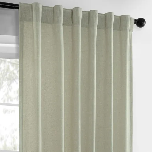 Vista 6 de HPD Half Price Drapes - Cortinas básicas de lino sintético de 84 pulgadas de largo, par de 2 paneles - 50 pulgadas de ancho x 84 pulgadas de largo