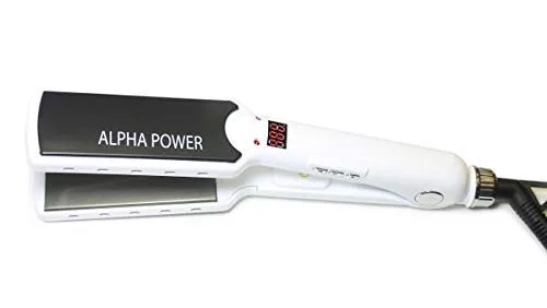 Vista 2 de Plancha profesional de plancha 480℉ con tecnología avanzada de turmalina de cerámica ALPHA NEW YORK