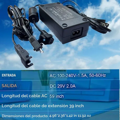 Vista 7 de Cable de alimentación universal para sillón reclinable, adaptador de corriente CA/CC reclinable de 29 V 2 A, fuente de alimentación reclinable de 2