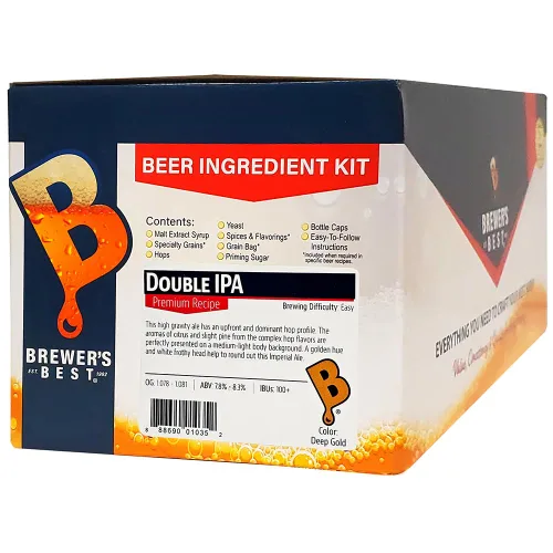Vista 8 de Brewer's Best Kit de ingredientes de cerveza doble IPA