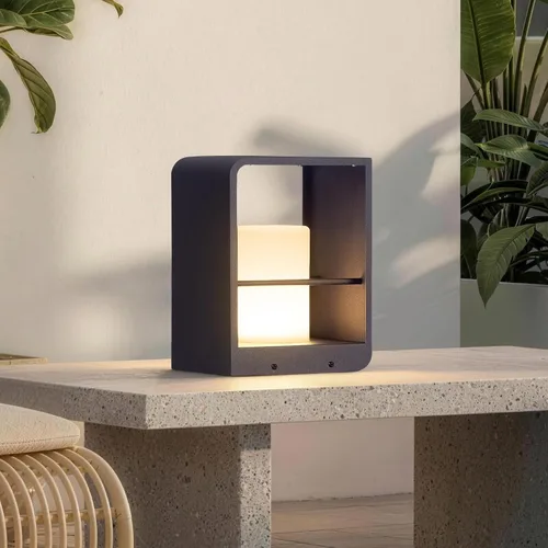Vista 11 de Faroles solares para exteriores impermeables IP65, lámpara de pie LED para exteriores