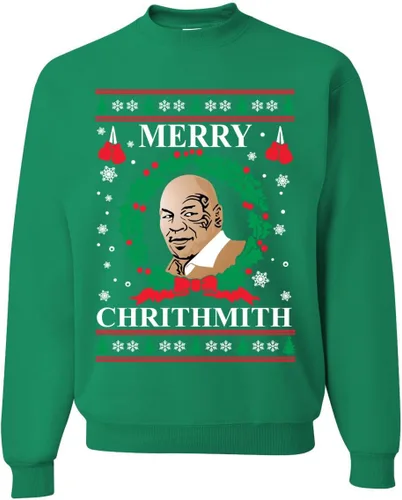 Vista 15 de Merry Chrithmith Ugly Christmas Sweater Unisex Crewneck Graphic Sweatshirt Negro Bitcheth