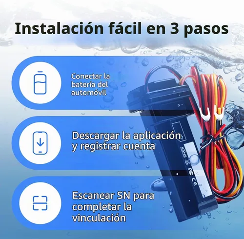 Vista 5 de Rastreador GPS con cable para vehículos, sin cargo mensual, sin suscripción, seguimiento en tiempo real, SIM 4G y datos incluidos, historial