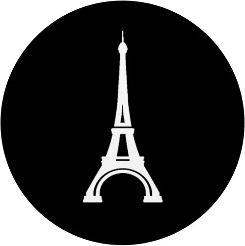 Vista 3 de Eiffel Tower Paris PopSockets - Soporte para teléfonos y tabletas, Negro