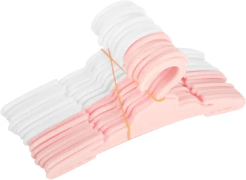 Vista 8 de MSYO 20 ganchos de muñeca para ropa de 18 pulgadas, accesorios resistentes para colgar muñecas, funcionan muy bien con varilla de menos de 1/2