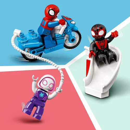 Vista 5 de LEGO DUPLO Marvel Cuartel General de Spider-Man 10940 - Juego de construcción para niños basado en el programa televisivo Spidey and His Amazing
