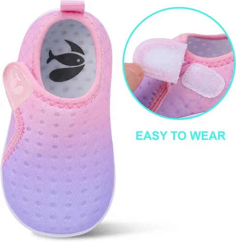 Vista 6 de FEETCITY Zapatos Deportivos Acuáticos para Bebés Niños y Niñas Descalzos Calcetines Acuáticos para Niños de Secado Rápido Zapatos para Playa