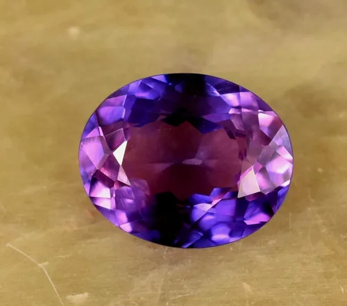 Vista 6 de Shri Balaji Gemas 8.05 Ct Natural Precioso Natural Tenebriscente Corte Ovalado Piedra Preciosa Suelta 0.512 in (Rosa Púrpura), Gema, Tenebrescent