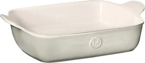 Vista 4 de Emile Henry Panadero rectangular mediano de 11" x 8" - Colección Modern Classics Evergreen