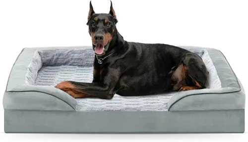 Vista 28 de FURTIME Cama Ortopédica para Perros para Perros Pequeños - Camas de Sofá para Perros Pequeños Lavables, Cama de Sofá de Espuma de Apoyo