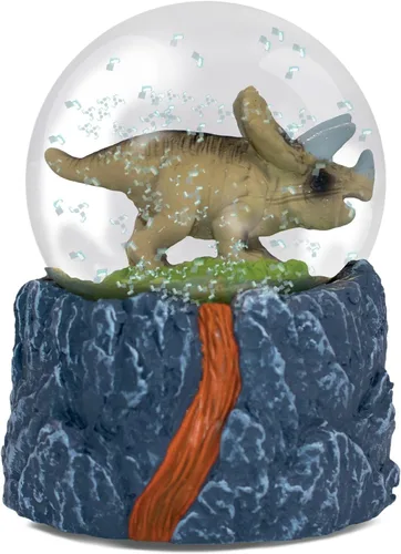 Vista 7 de Globo de agua - Oso marrón de Deluxebase. Decoración de animales de globo de nieve con figuras de oso marrón. Globo de purpurina de vidrio