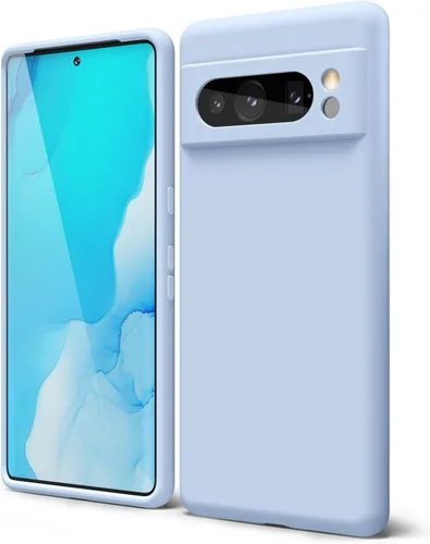 Vista 198 de oakxco para Google Pixel 6A Funda de teléfono de silicona líquida, diseño estético lindo y delgado para mujer y niña, cubierta de gel suave, lisa
