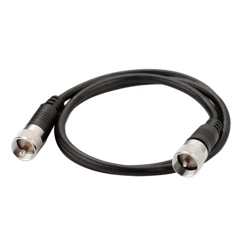 Vista 16 de Cable coaxial RG8x, Cable coaxial CB, 1 pie UHF PL259 Macho a Macho Cables de antena CB de baja pérdida, 50 ohmios para radio HAM, analizador