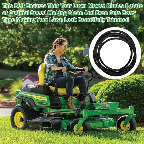 Vista 6 de Cinturón de 48 pulgadas para John Deere Z355E Z355R 2017 060001-080000 GX26422 1/2 "X144.5".