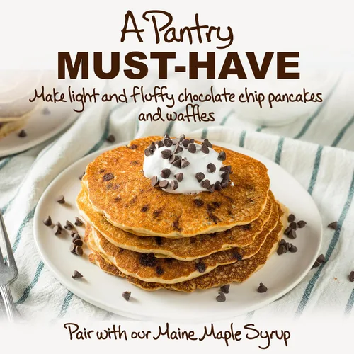 Vista 5 de Stonewall Kitchen Mezcla de panqueques y waffles con chispas de chocolate, 16 onzas