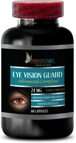 Vista 2 de Vitaminas para la visión con luteína – Eye Vision Guard 24 mg – Complejo avanzado, apoyo de la visión ocular, suplementos de luteína, suplemento