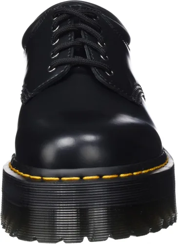 Vista 2 de Dr. Martens Unisex 8053 Quad Platform Shoes, Black Polished Smooth