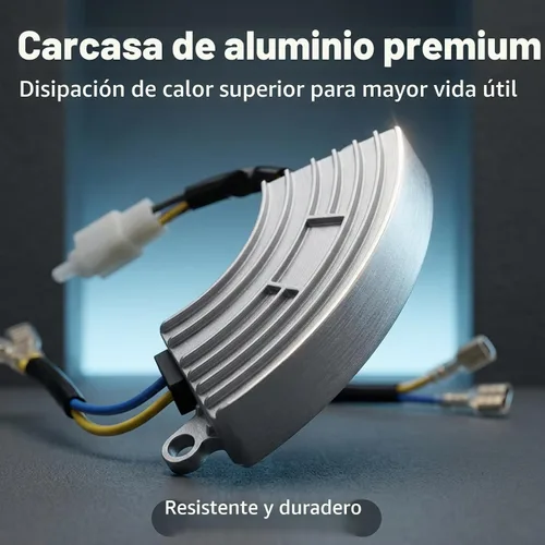 Vista 4 de Hoypeyfiy Generador de 3500 vatios AVR regulador de voltaje automático rectificador 3.5KW media luna para motor de gasolina 168FA 168FB 170F 5.5HP