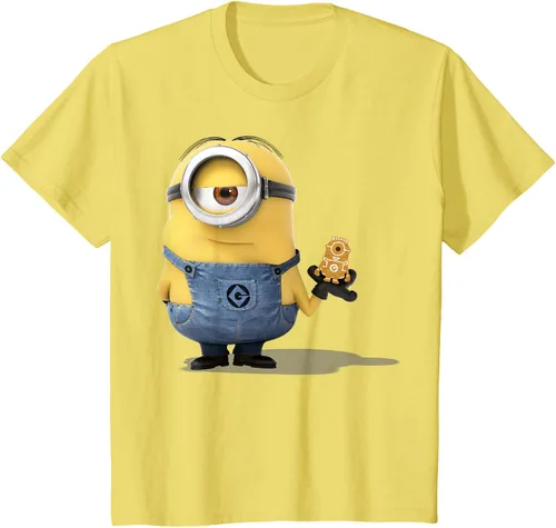 Vista 48 de Camiseta Despicable Me Minions Holding A Ginger Bread Minion Retrato Pequeña