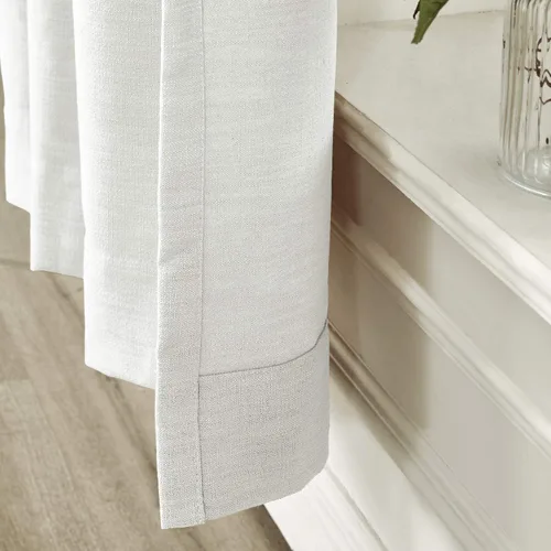 Vista 123 de Frelement Cortinas plisadas de lino de algodón de 100 pulgadas de ancho y 102 pulgadas de largo, cortinas con reducción de ruido para sala
