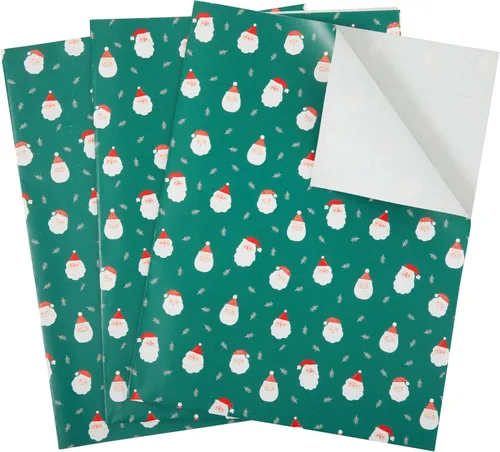 Vista 26 de The Gift Wrap Company 58-189227 Juego de hojas de papel para envolver regalos con diseño de animales de fiesta, 30 x 23 pulgadas, multicolor, 3