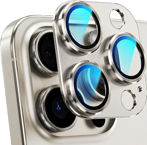 Vista 35 de YWXTW Protector de lente de cámara de vidrio templado para iPhone 14 Pro Max, protección de cobertura completa 3D, tecnología de círculo nocturno