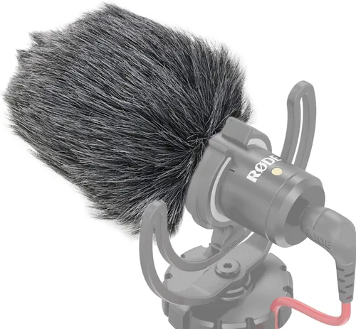 Vista 8 de SUNMON VideoMicro - Funda de espuma para parabrisas y filtro para micrófono Rode VideoMicro Me Mini-Shotgun (paquete de 2)