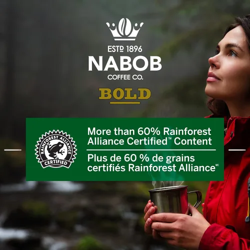 Vista 5 de NABOB Full City - Café molido oscuro, 32.27 onzas, paquete de 6 unidades {Importado de Canadá}