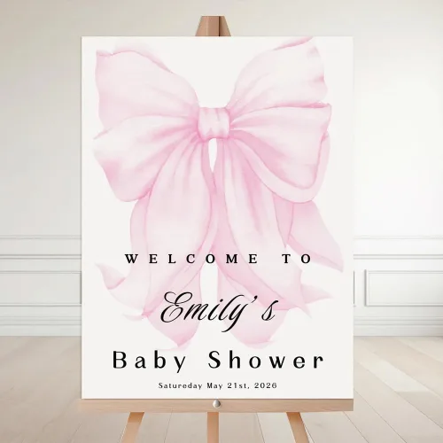 Vista 13 de Letrero de bienvenida personalizado para baby shower, cartel de bienvenida de Oh Baby Fall Baby Shower, póster de ducha de recién nacido con flores