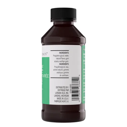 Vista 3 de LorAnn. Emulsión de menta para panadería, botella de 4 onzas.