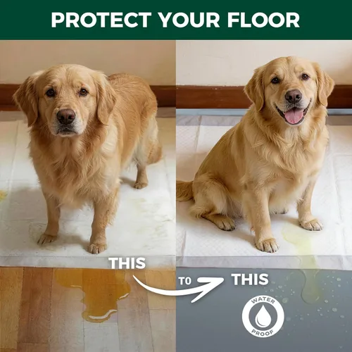 Vista 2 de FXW Tapete protector de suelo de mascotas ultra impermeable y tapete para debajo de la jaula del perro, resistente y fácil de limpiar, 50 pulgadas