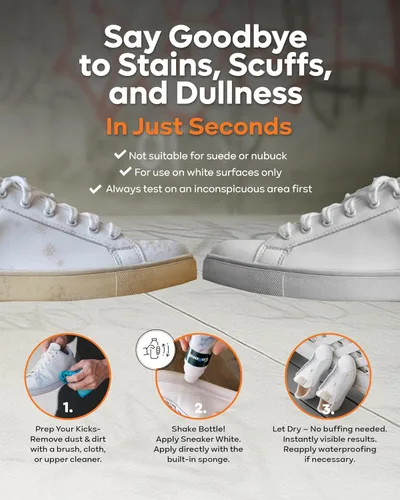 Vista 5 de Sneaker White by Collonil Limpiador de zapatos blanco Esponja integrada en crema líquida