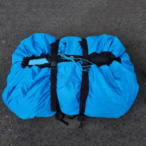 Vista 3 de Parapente Bolsa de embalaje rápido Parapente Parapente Fast Stuff Sack Paramotor Mochila, Azul