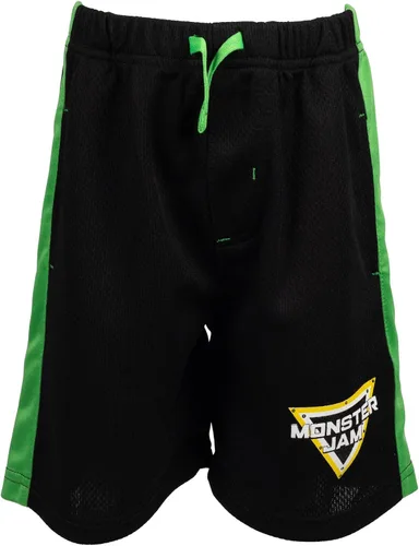 Vista 5 de Monster Jam Conjunto de 3 piezas para camiones camiseta sin mangas y pantalones cortos de malla