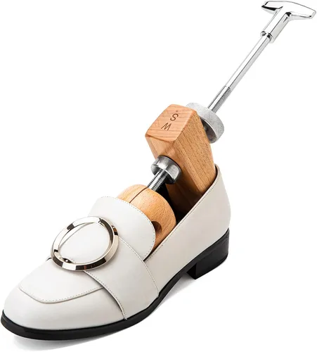 Vista 4 de Estirador de zapatos para mujer, paquete de 1 Afloja los zapatos apretados con madera fuerte y construcción de metal