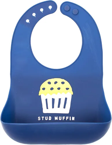 Vista 22 de Babero para bebés para comer de Bella Tunno, babero de silicona impermeable con gran atrapaalimentos, ajuste ajustable para bebés de 4 a 12 meses