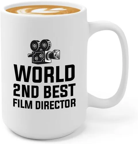 Vista 14 de Cineasta Taza de café 11oz Negra - Cineasta: Crítico de cine no remunerado - Cineasta Regalos Cámara Corte Director de Prop Guionista de cine