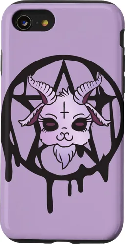 Vista 18 de Anime Aesthetic Baphomet Pentagram Pastel Goth Case for iPhone 17