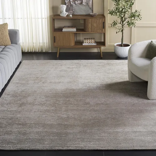 Vista 23 de SAFAVIEH Himalaya Collection - Alfombra de pasillo, 2 pies 3 pulgadas x 6 pies, beige, hecha a mano de lana y viscosa, ideal para zonas de alto