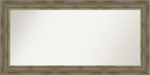 Vista 123 de Amanti Art Espejo personalizado, espejo de baño Alexandria Greywash, espejo de pared o espejo de tocador de baño sobre el fregadero