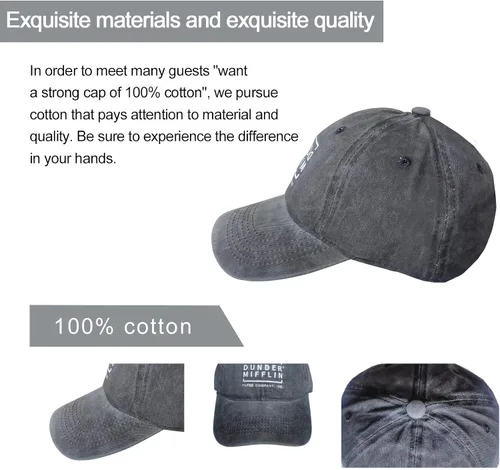 Vista 2 de Gorra de béisbol para padre, ajustable, estilo clásico, para hombre y mujer, Beísbol, talla única