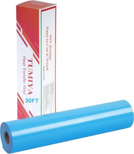 Vista 70 de TUMIYA - Rollo de vinilo para transferencia de calor (100.1 x 14.8 ft, vinilo adhesivo brillante HTV (rosa)