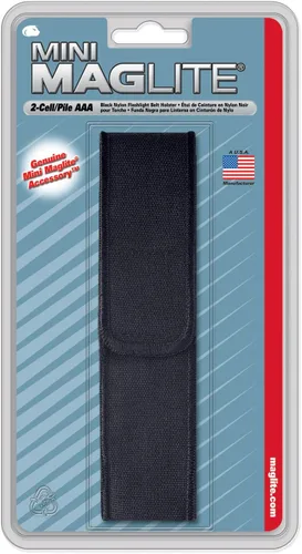 Vista 2 de Maglite Funda de nylon negro con solapa completa para AAA Mini