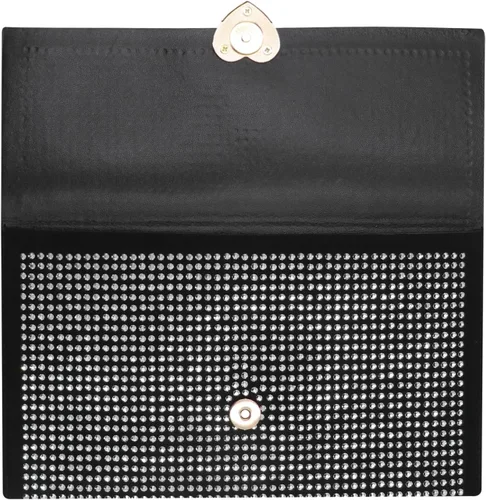 Vista 3 de WEIYON BABOMAREON - Bolso de mano rectangular para mujer, bolso de noche brillante
